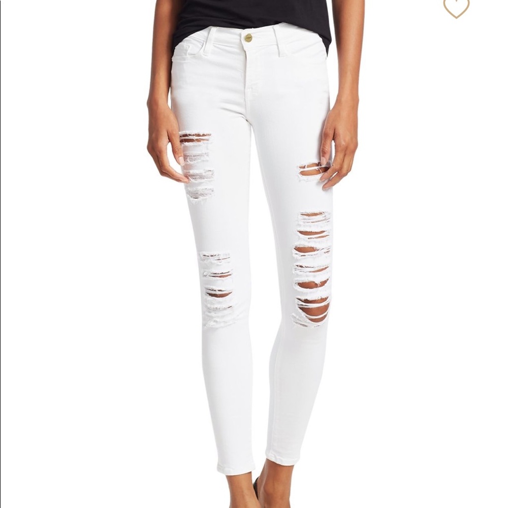 White Frame Jeans